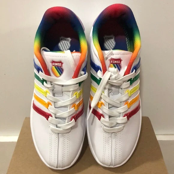 K-Swiss Shoes Kswiss Classic Vn White Rainbow Poshmark